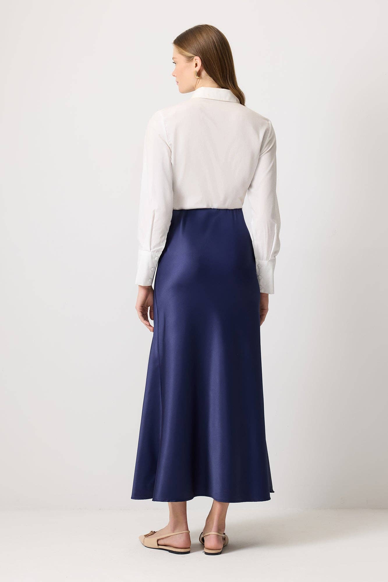 Cotton Satin Skirt